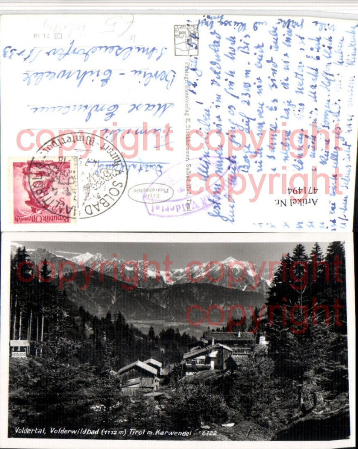 Alte Ansichtskarte – Old Postcard