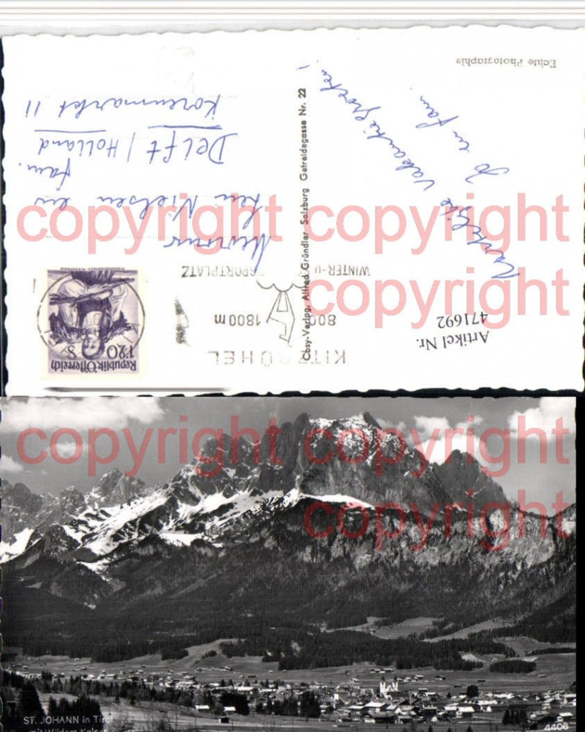 Alte Ansichtskarte – Old Postcard