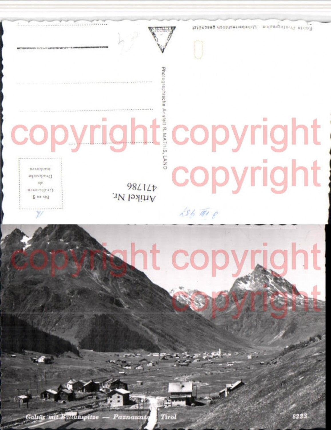Alte Ansichtskarte – Old Postcard
