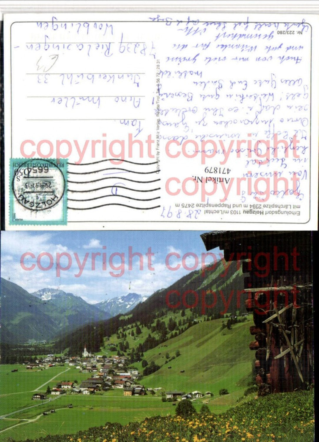 Alte Ansichtskarte – Old Postcard