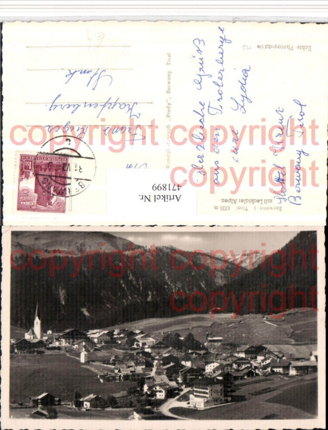Alte Ansichtskarte – Old Postcard