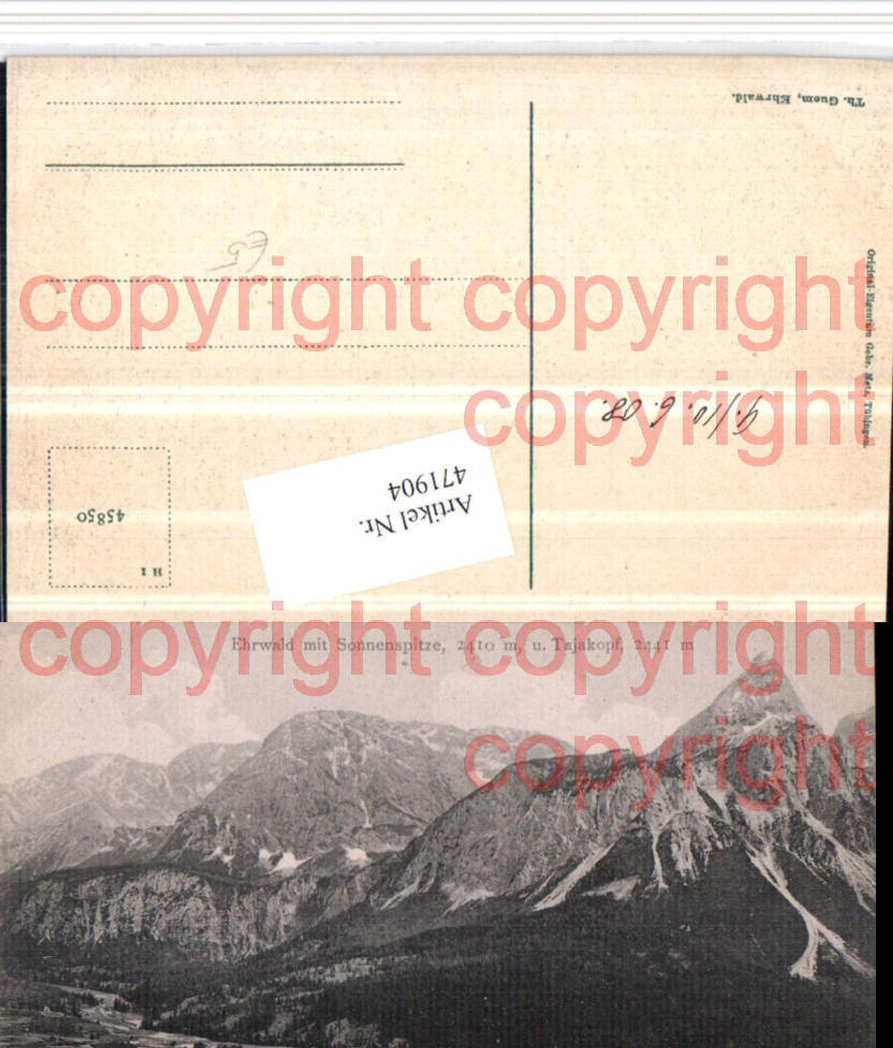Alte Ansichtskarte – Old Postcard