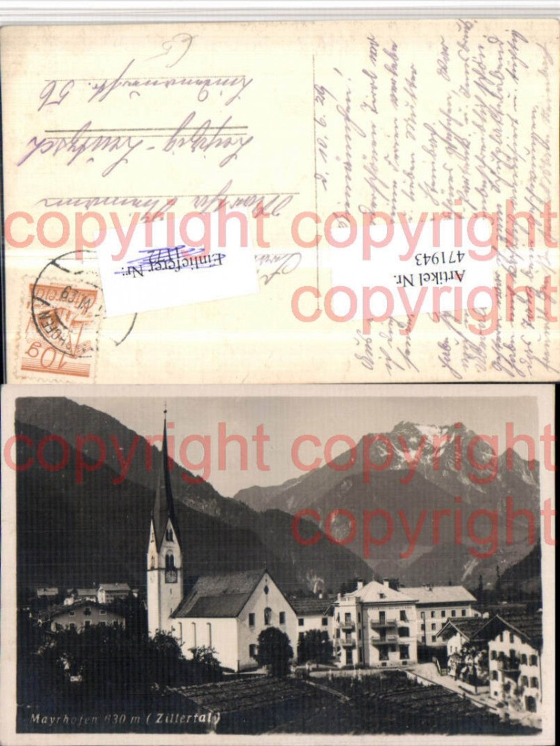 Alte Ansichtskarte – Old Postcard