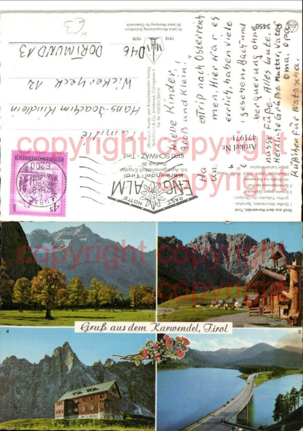 Alte Ansichtskarte – Old Postcard