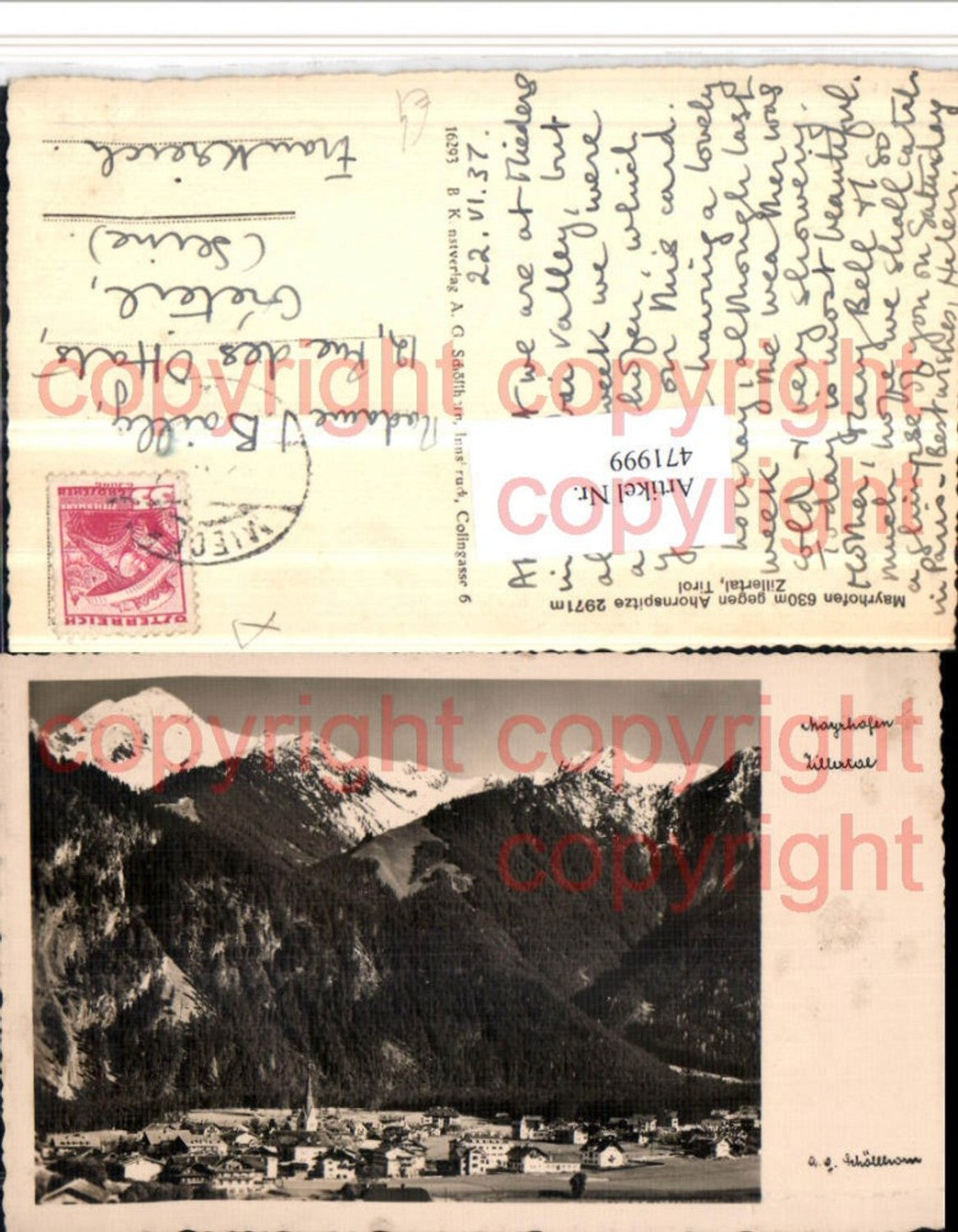 Alte Ansichtskarte – Old Postcard