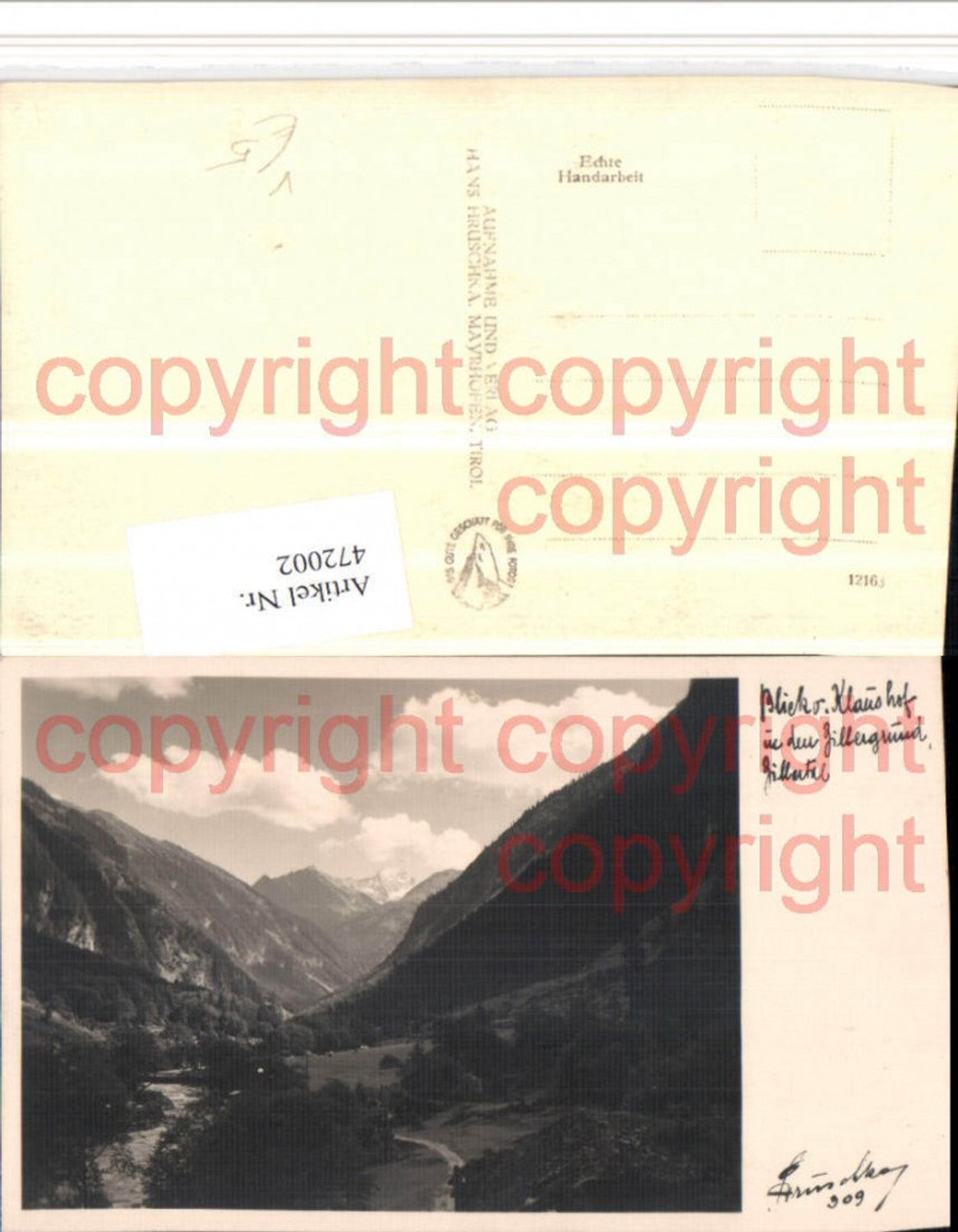 Alte Ansichtskarte – Old Postcard