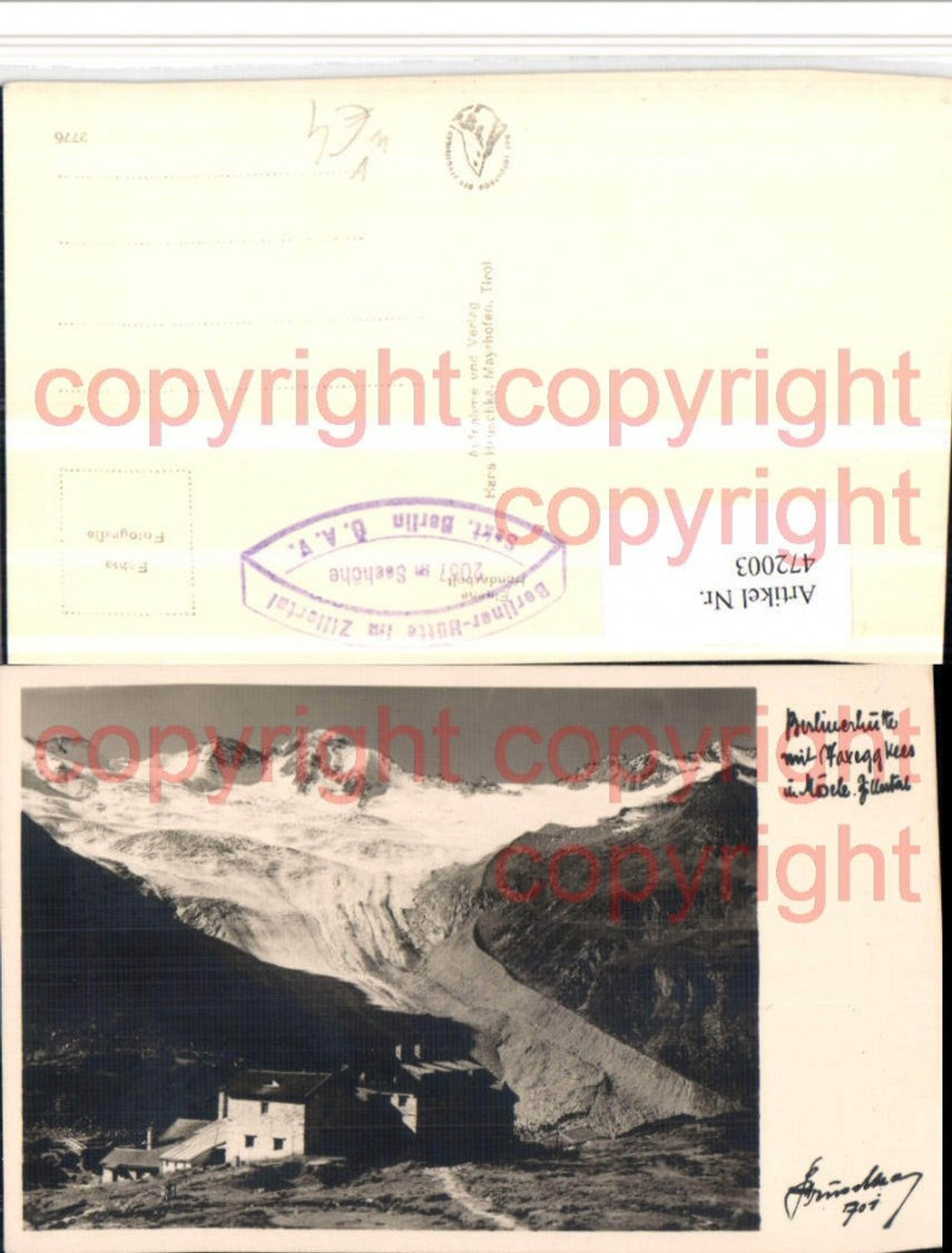 Alte Ansichtskarte – Old Postcard