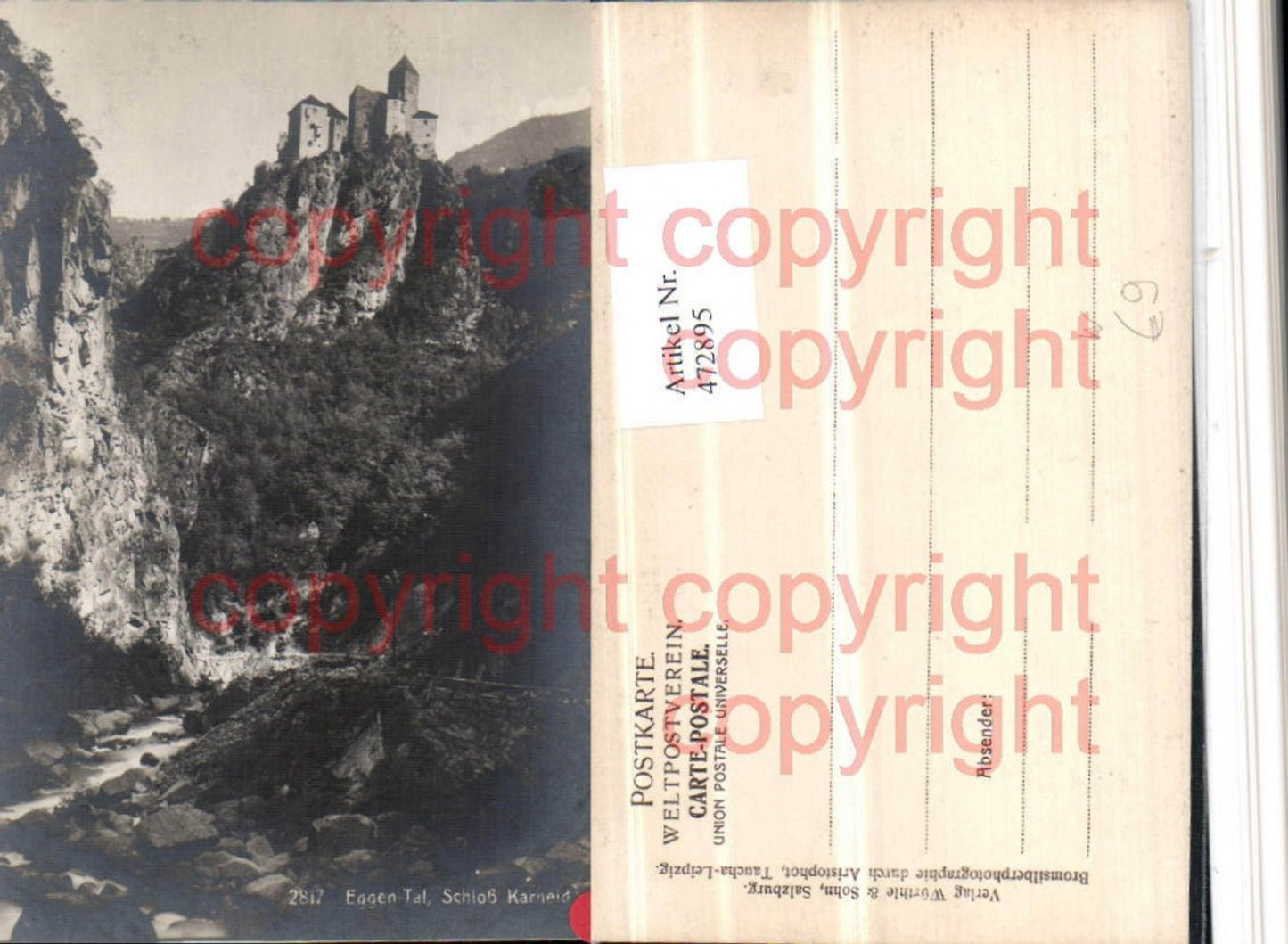 Alte Ansichtskarte – Old Postcard