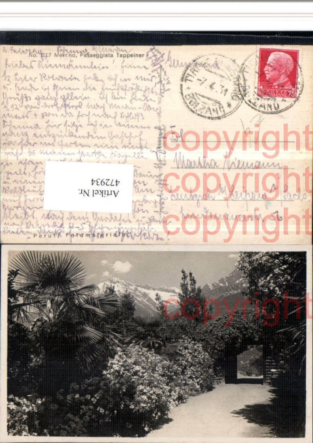 Alte Ansichtskarte – Old Postcard