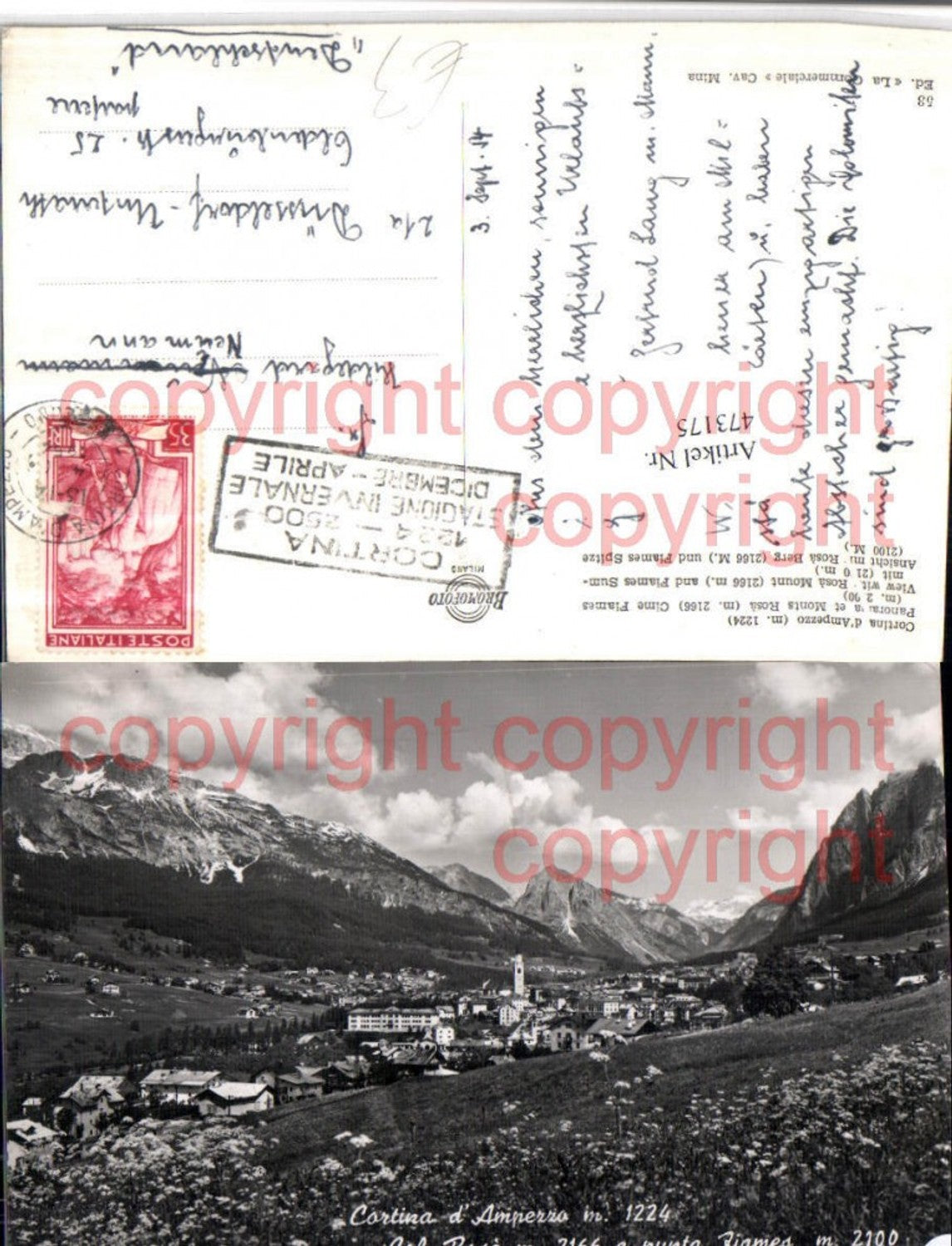 Alte Ansichtskarte – Old Postcard