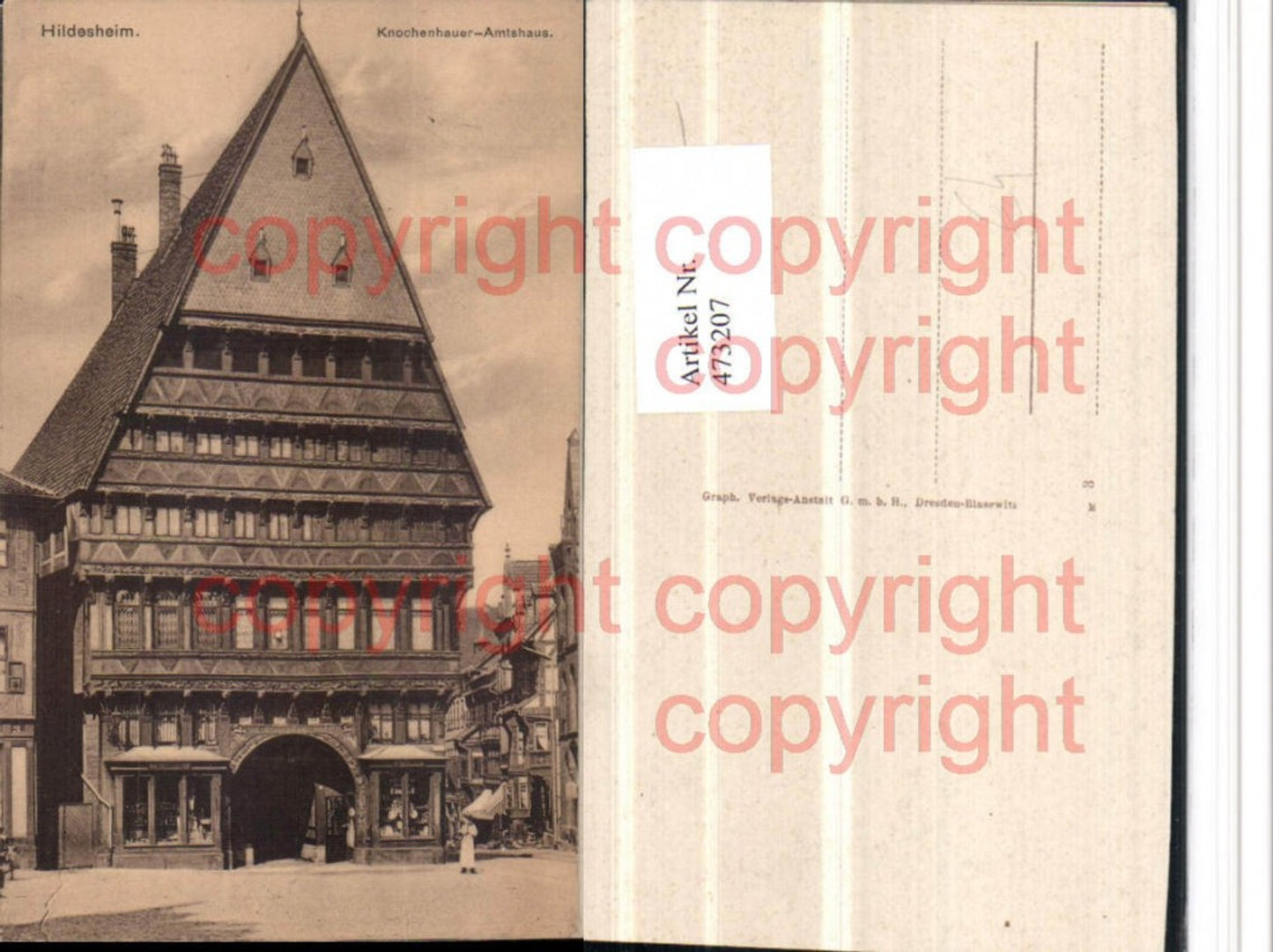 473207,Hildesheim Knochenhauer-Amtshaus Gebäude