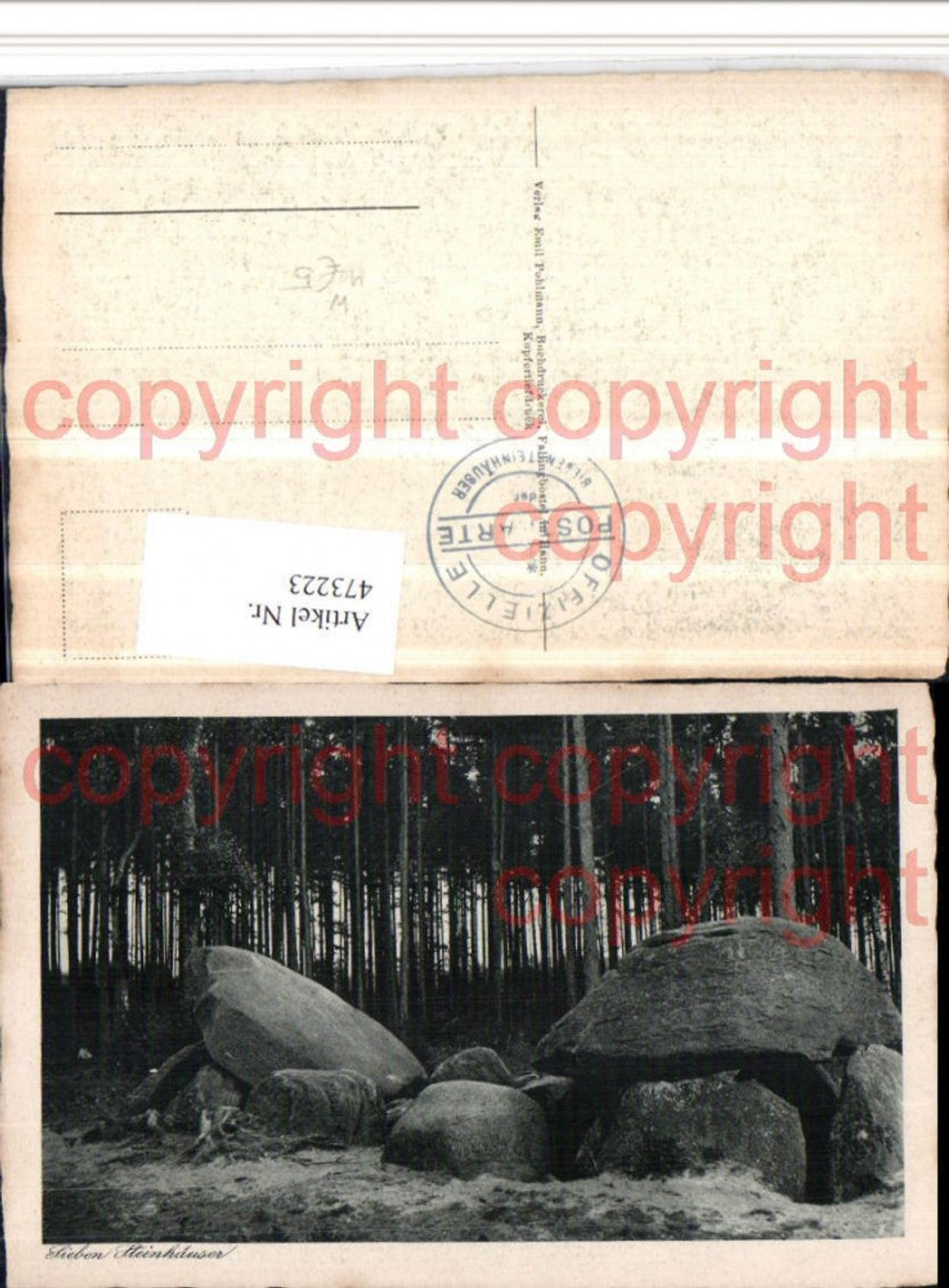 473223,Sieben Steinhäuser Steine Felsen b. Bergen