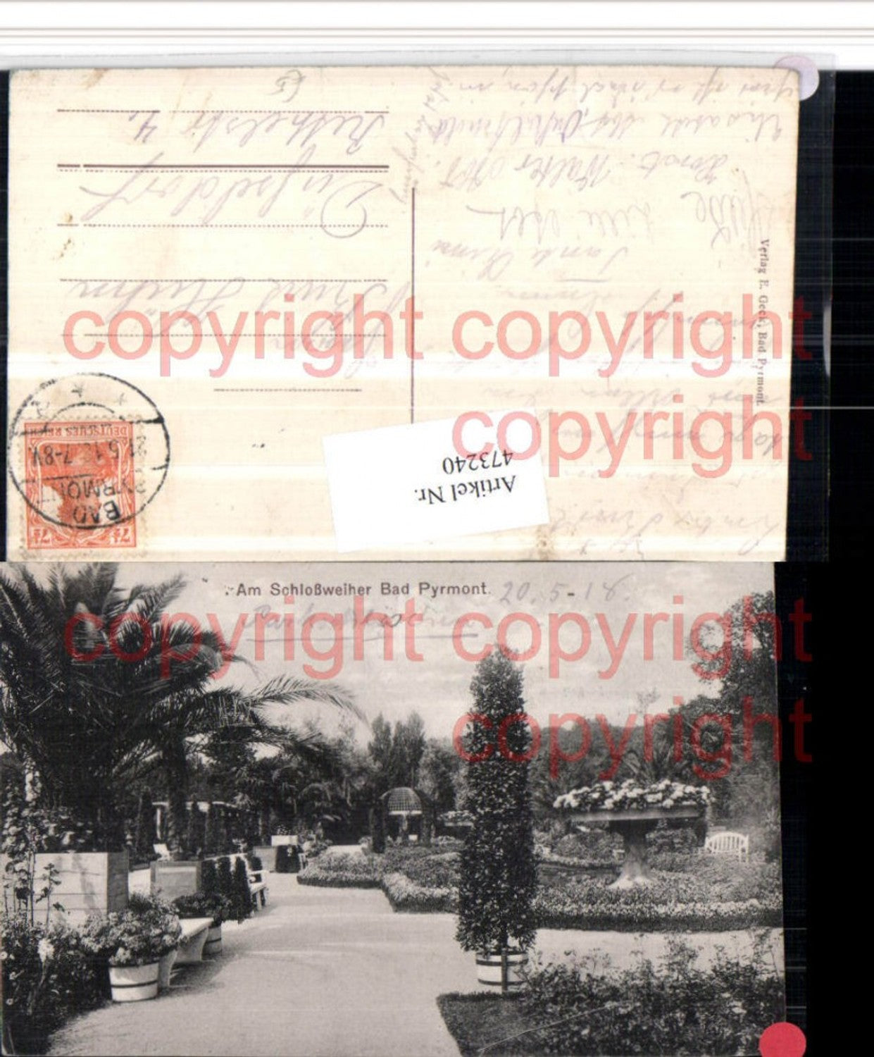 473240,Bad Pyrmont Schlossweiher Garten