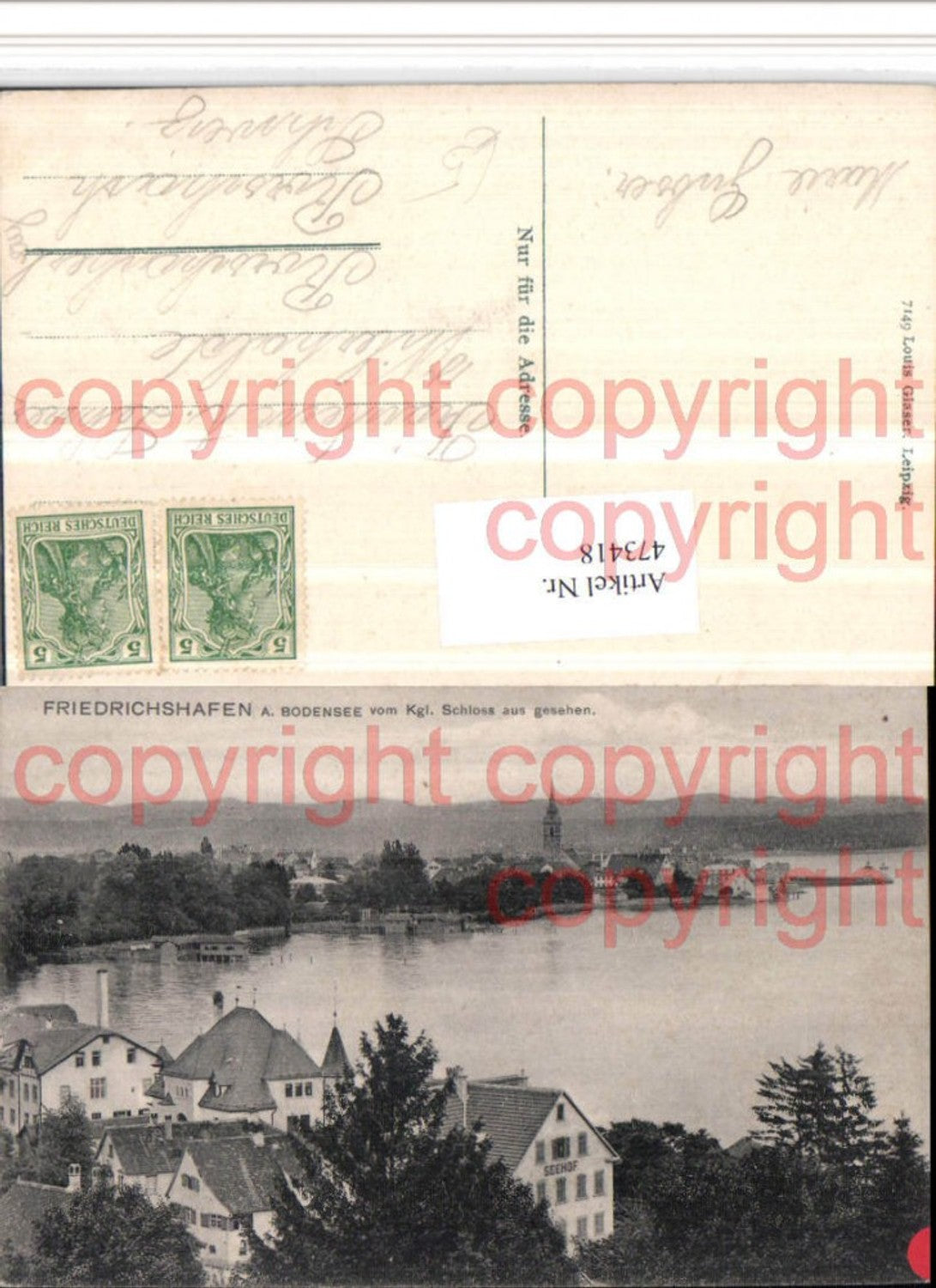 473418,Friedrichshafen am Bodensee vom Schloss