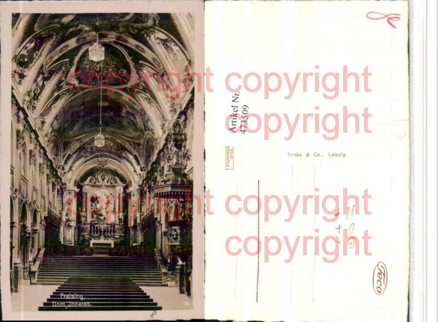 473509,Freising Dom Kirche Innenansicht