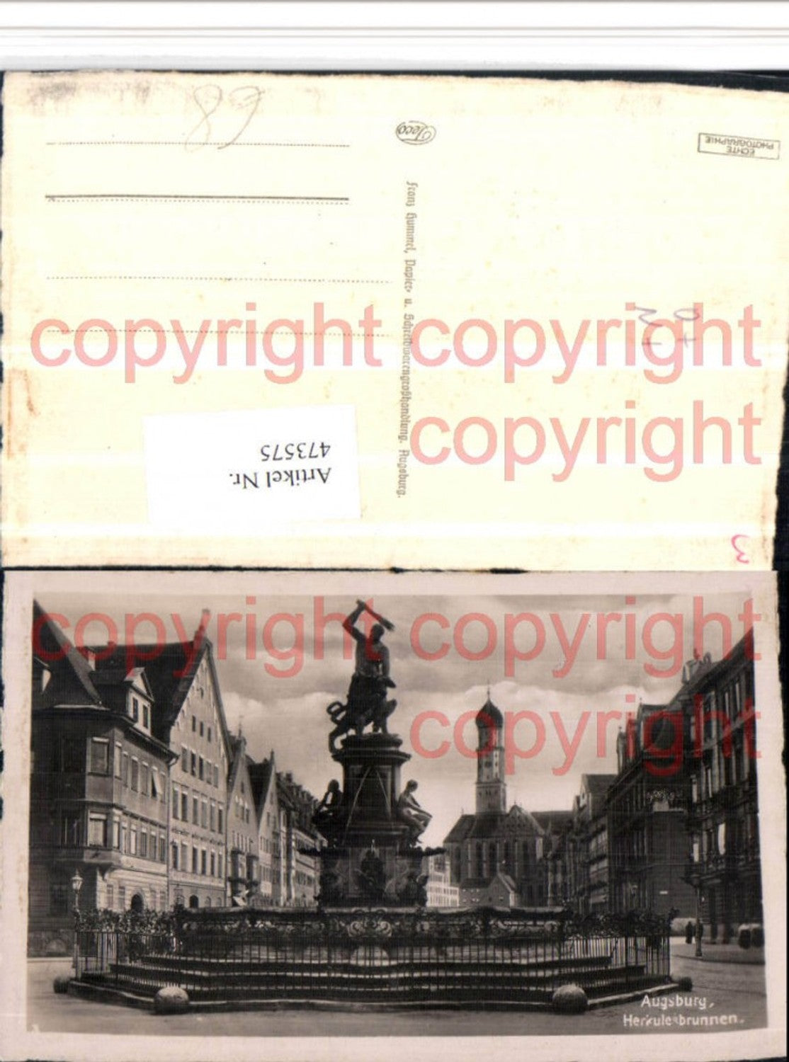 473575, Augsburg Hercules Fountain