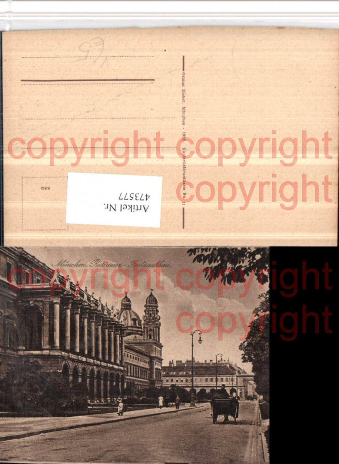 473577,München Residenz-Festsaalbau Straßenansicht pub Ottmar Zieher 11