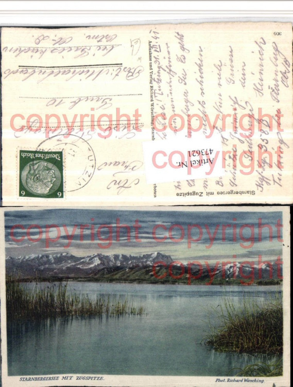 473621,Starnbergersee See m. Zugspitze Bergkulisse