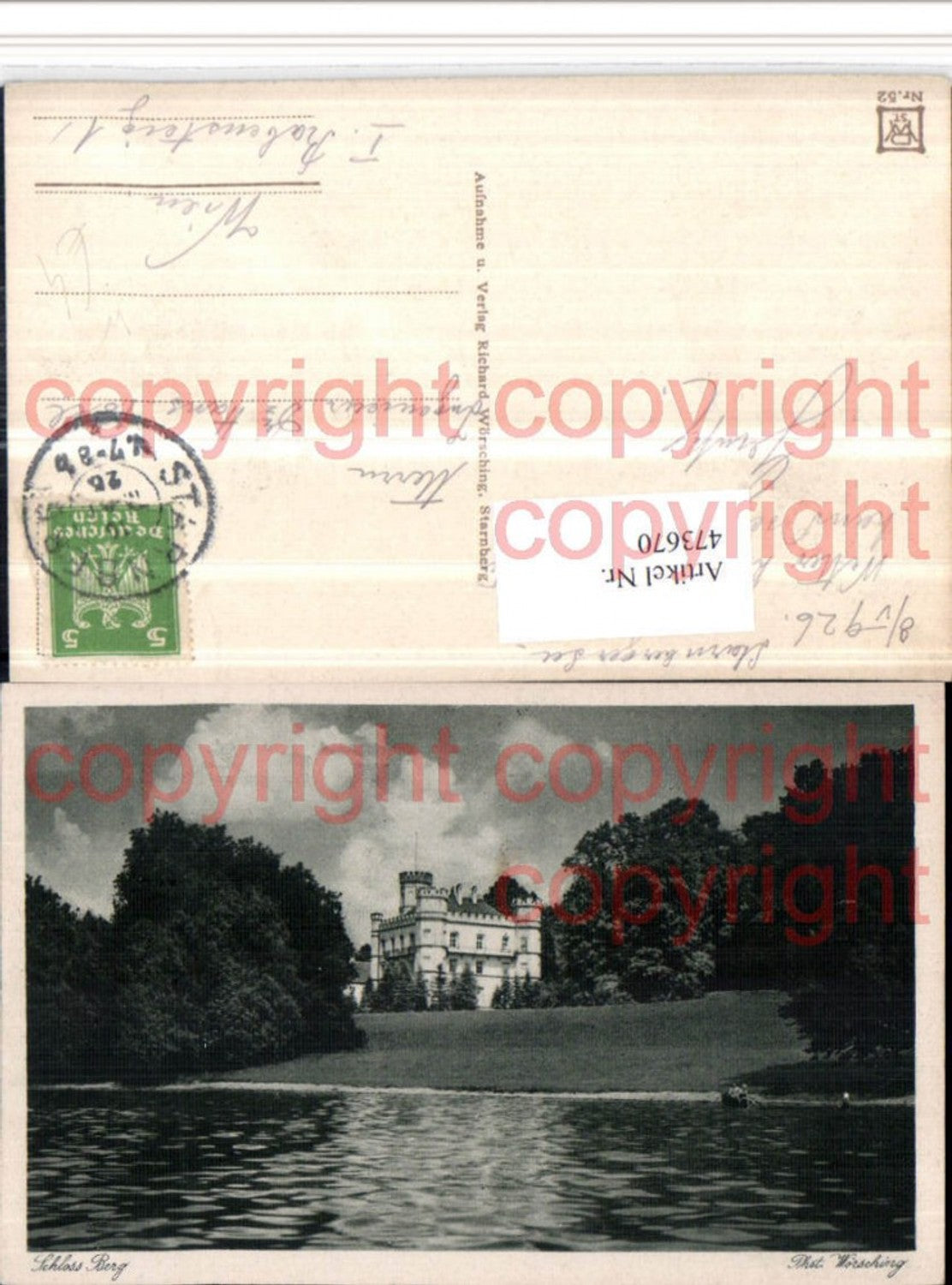 473670,Berg Castle b. Starnberg