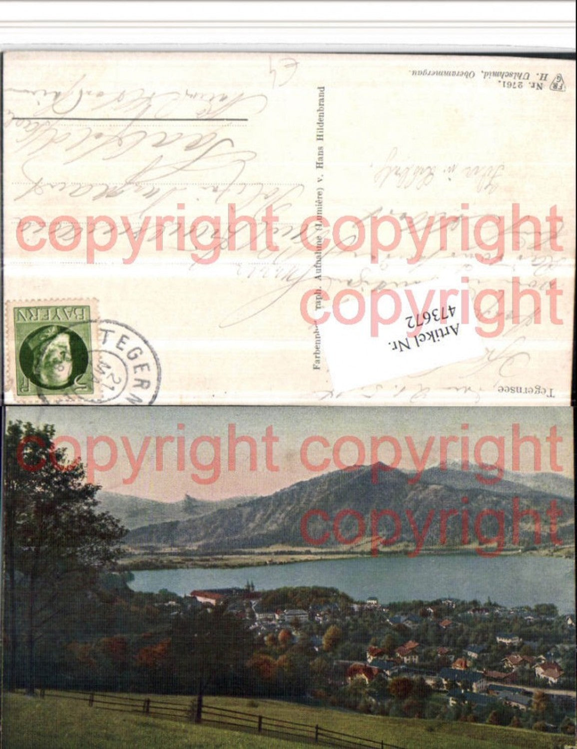 473672,Tegernsee Totale See Bergkulisse