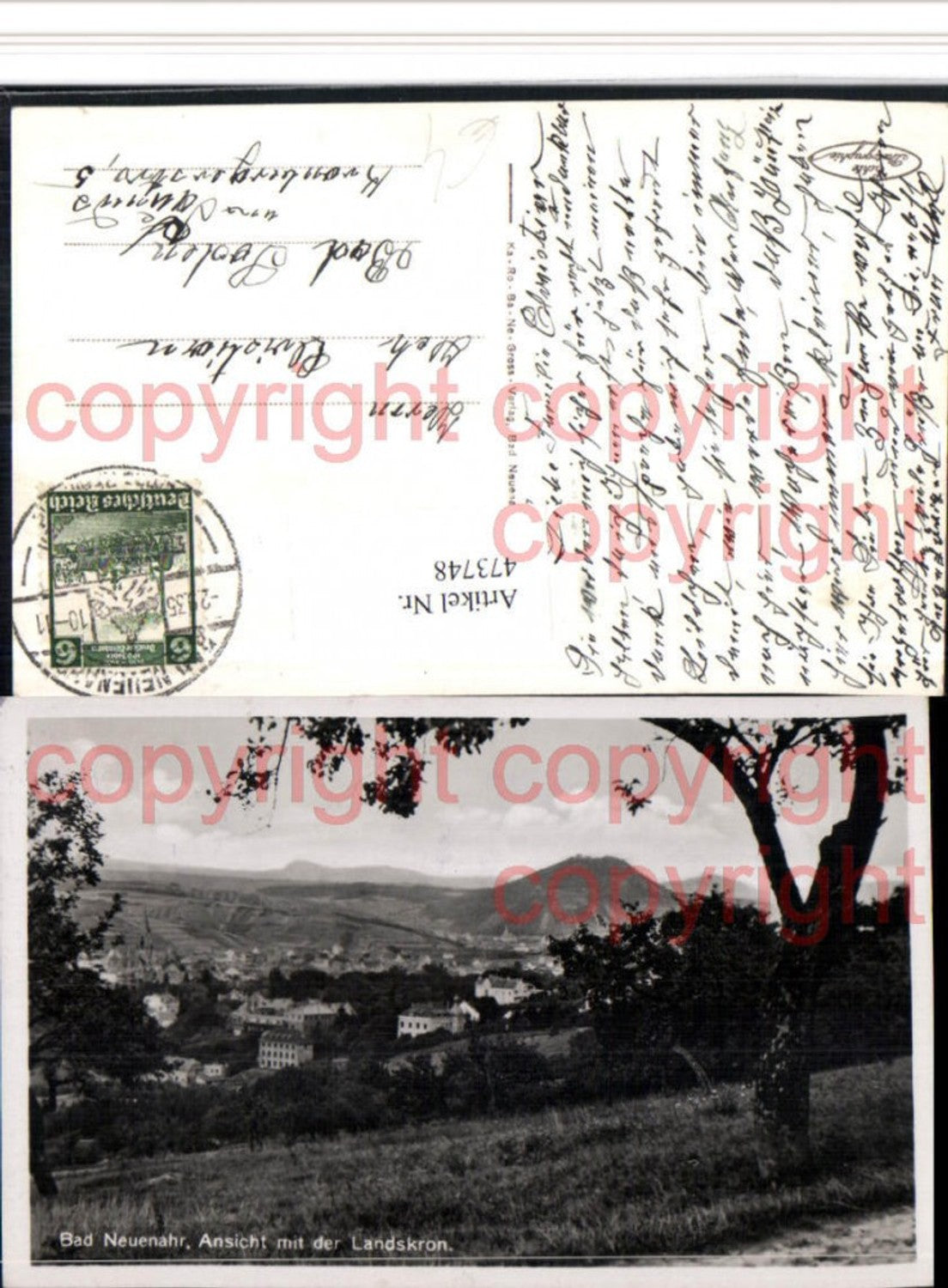 473748,Bad Neuenahr Teilansicht m. Landskron