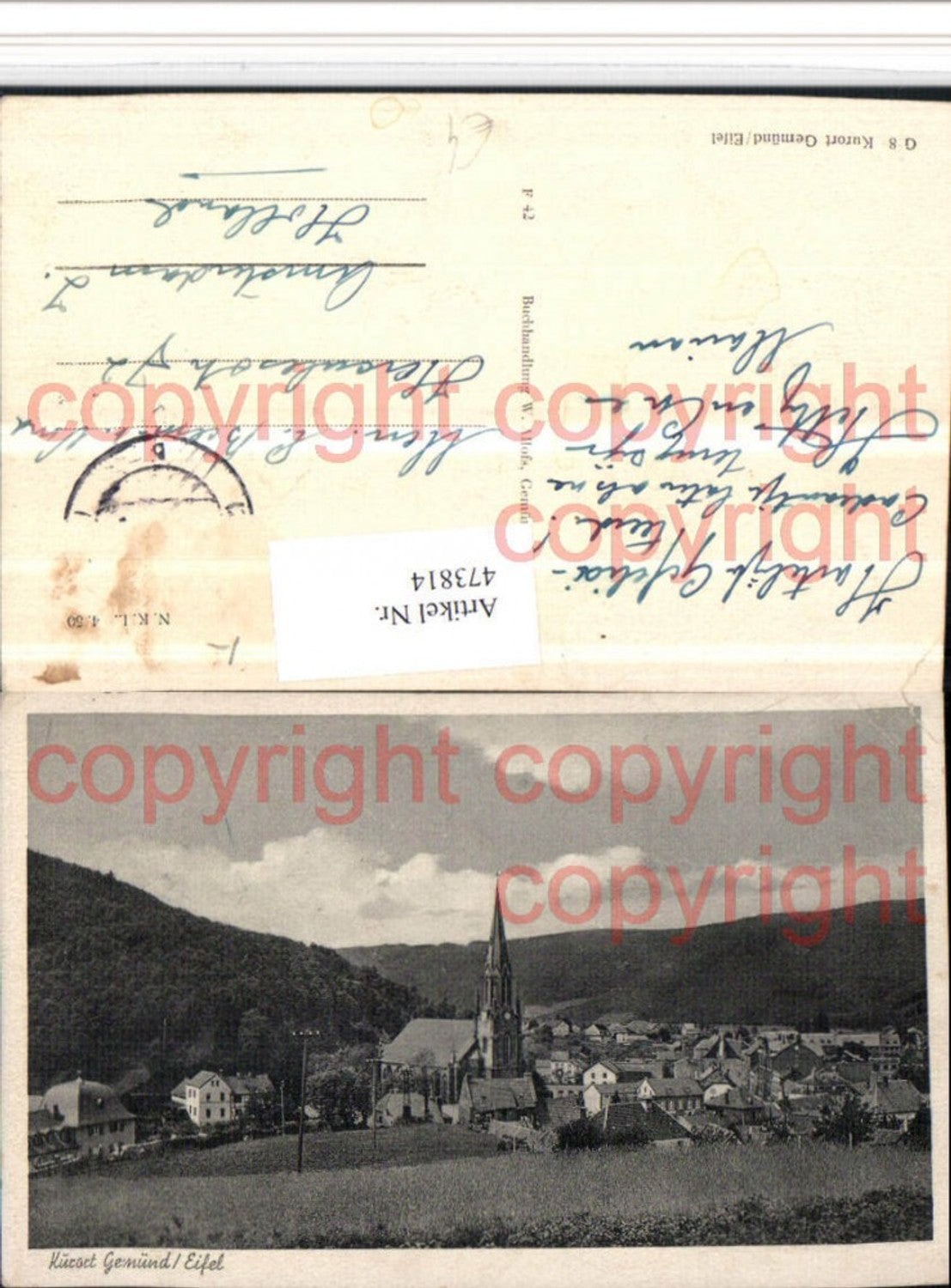 473814,Gemünd in d. Eifel b. Schleiden Totale