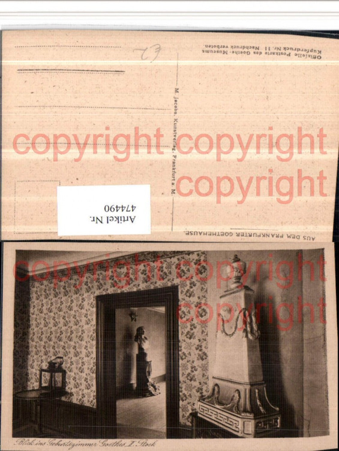 474490,Frankfurt am Main Goethehaus Blick ins Geburtszimmer