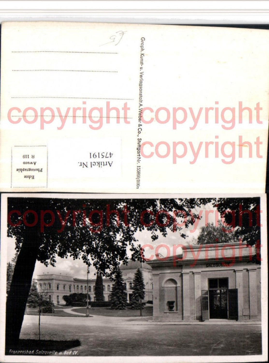 Alte Ansichtskarte – Old Postcard