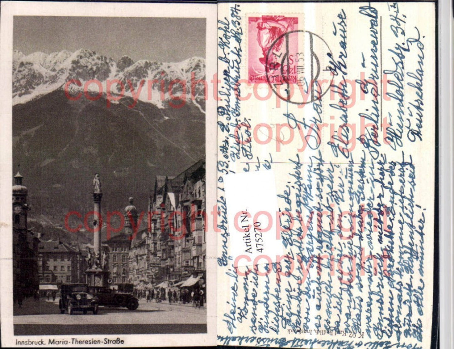 Alte Ansichtskarte – Old Postcard