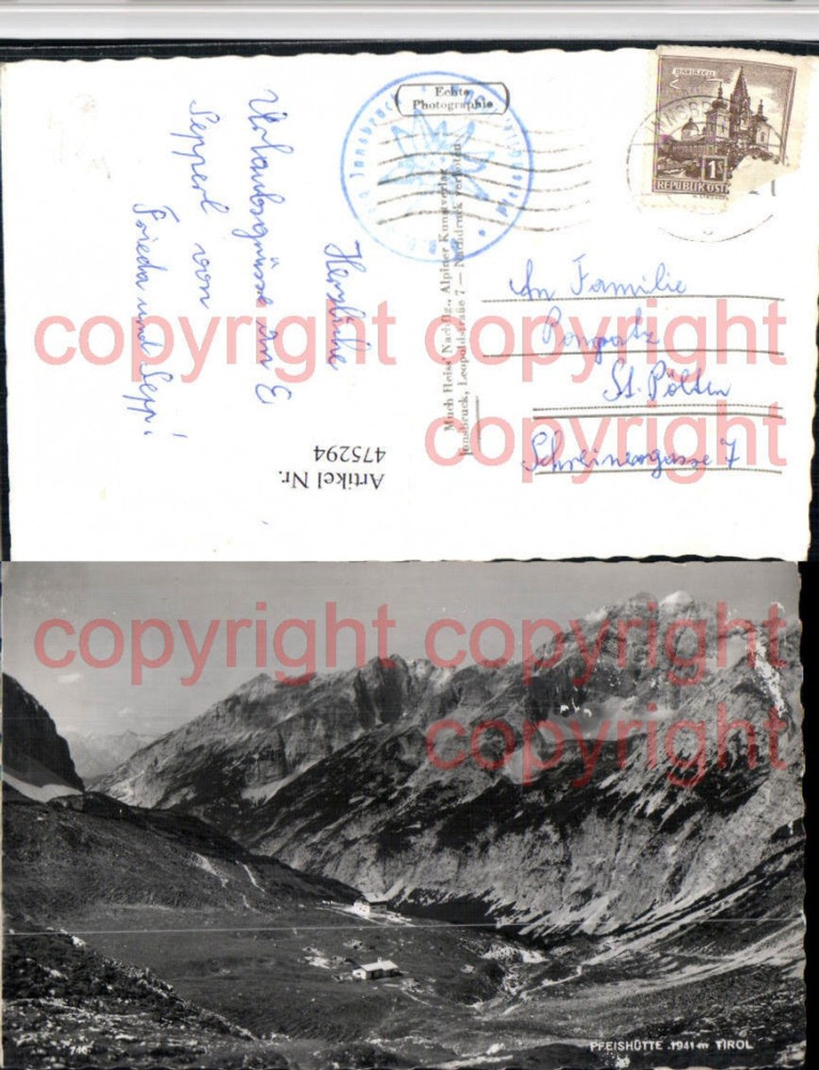 Alte Ansichtskarte – Old Postcard