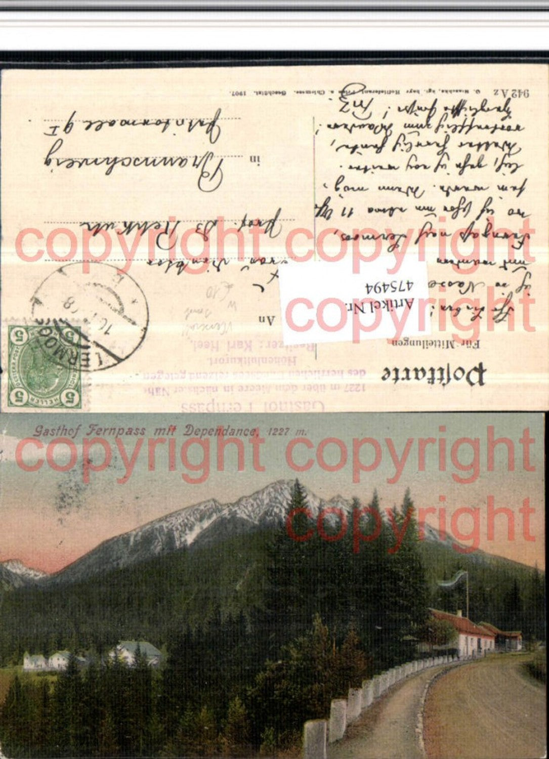 Alte Ansichtskarte – Old Postcard