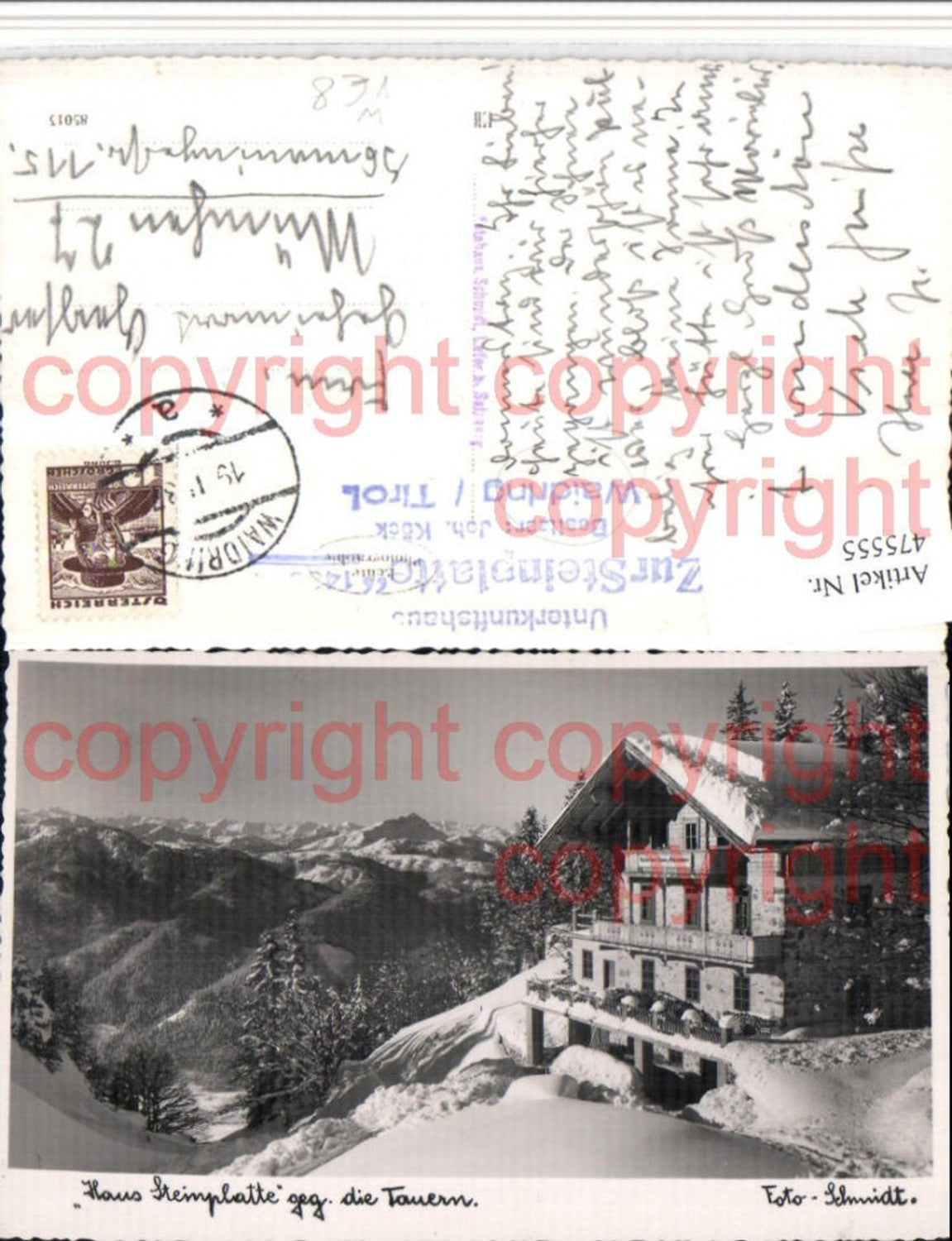 Alte Ansichtskarte – Old Postcard