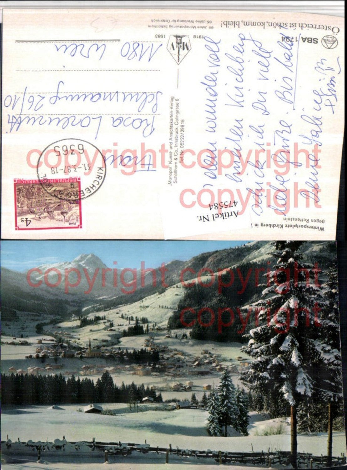 Alte Ansichtskarte – Old Postcard