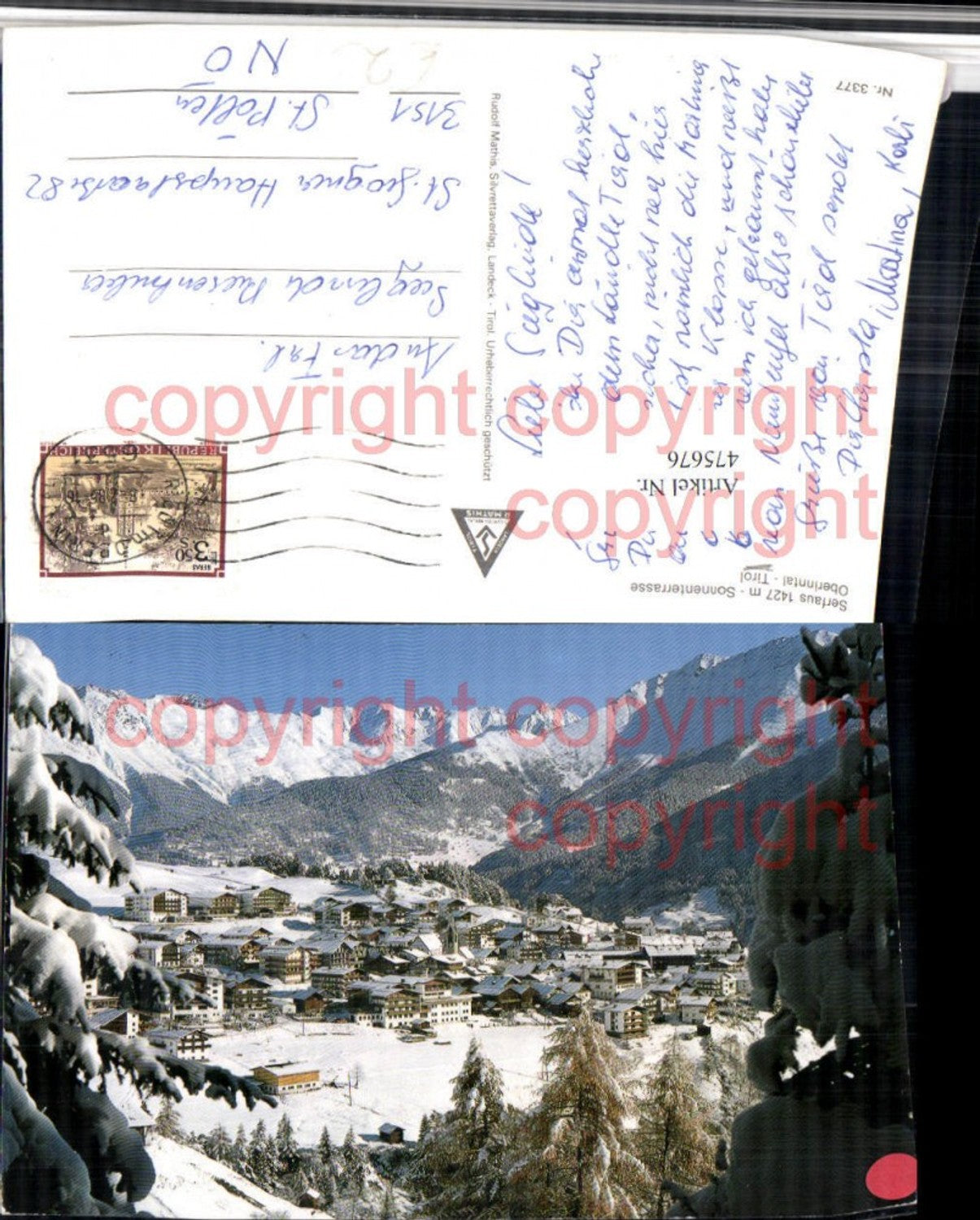 Alte Ansichtskarte – Old Postcard
