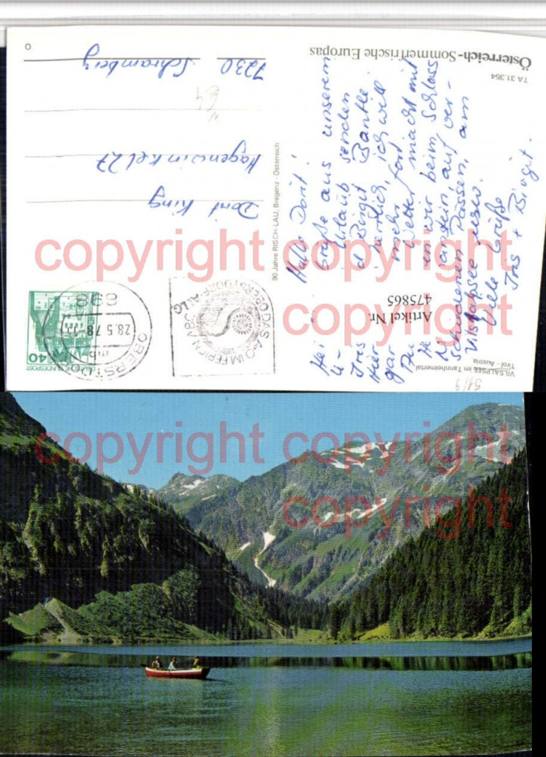 Alte Ansichtskarte – Old Postcard