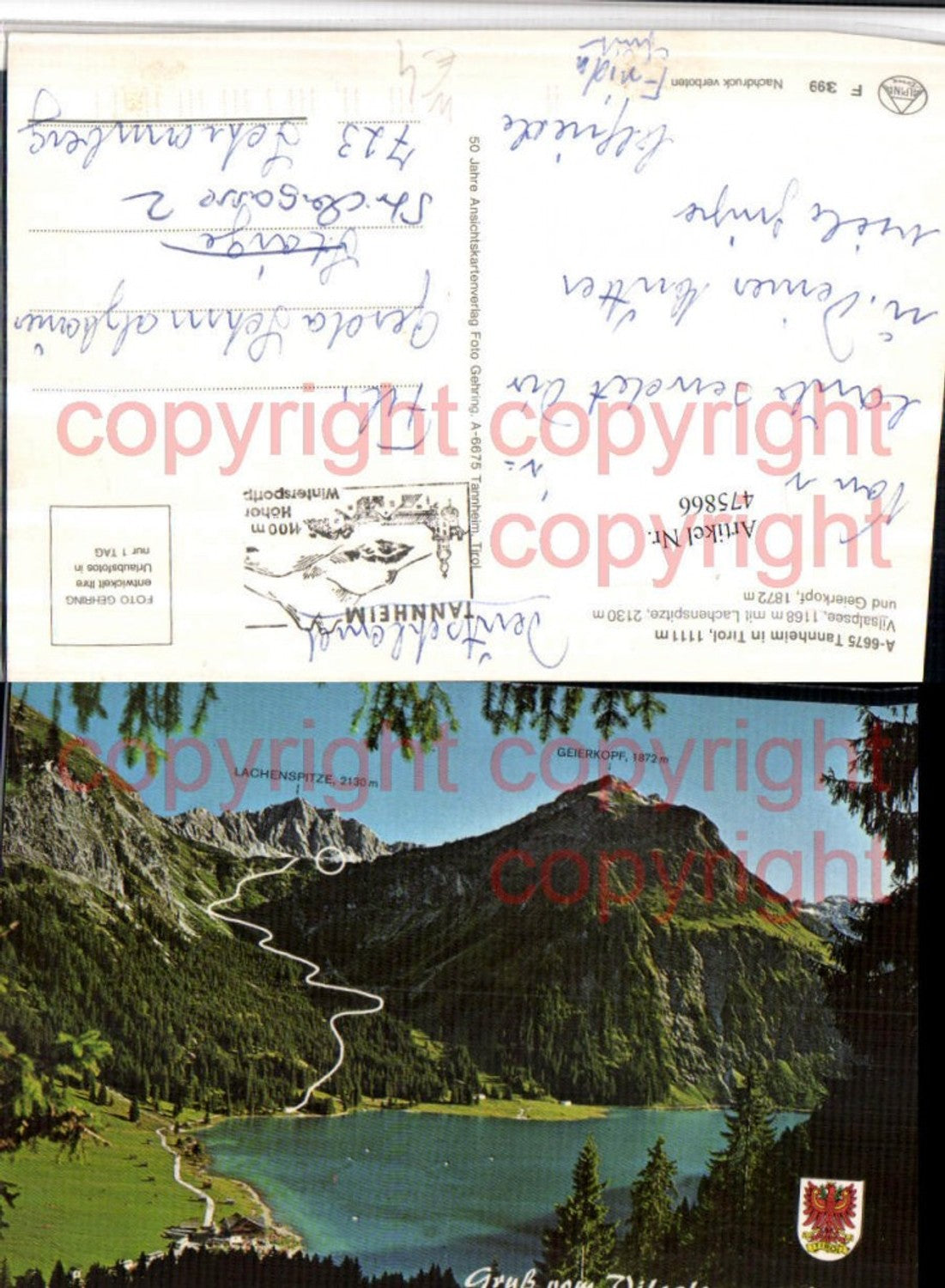 Alte Ansichtskarte – Old Postcard