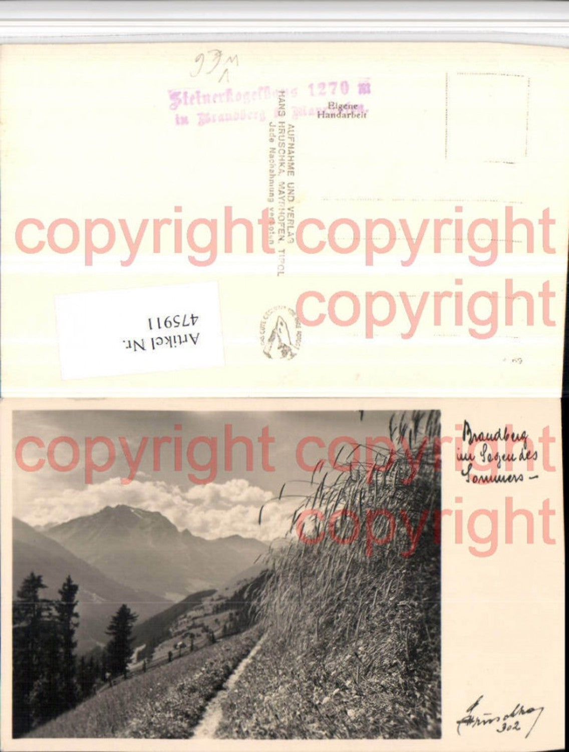 Alte Ansichtskarte – Old Postcard