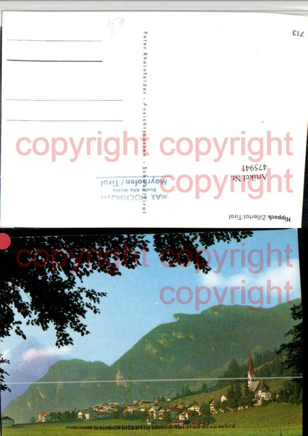 Alte Ansichtskarte – Old Postcard