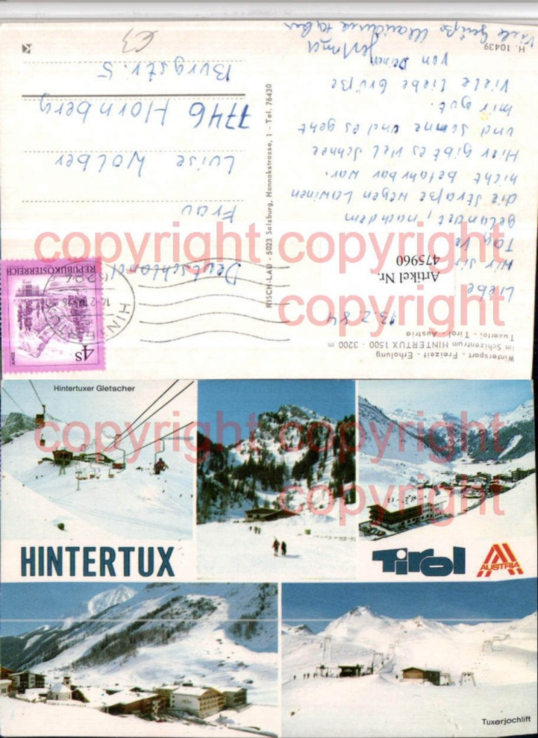 Alte Ansichtskarte – Old Postcard