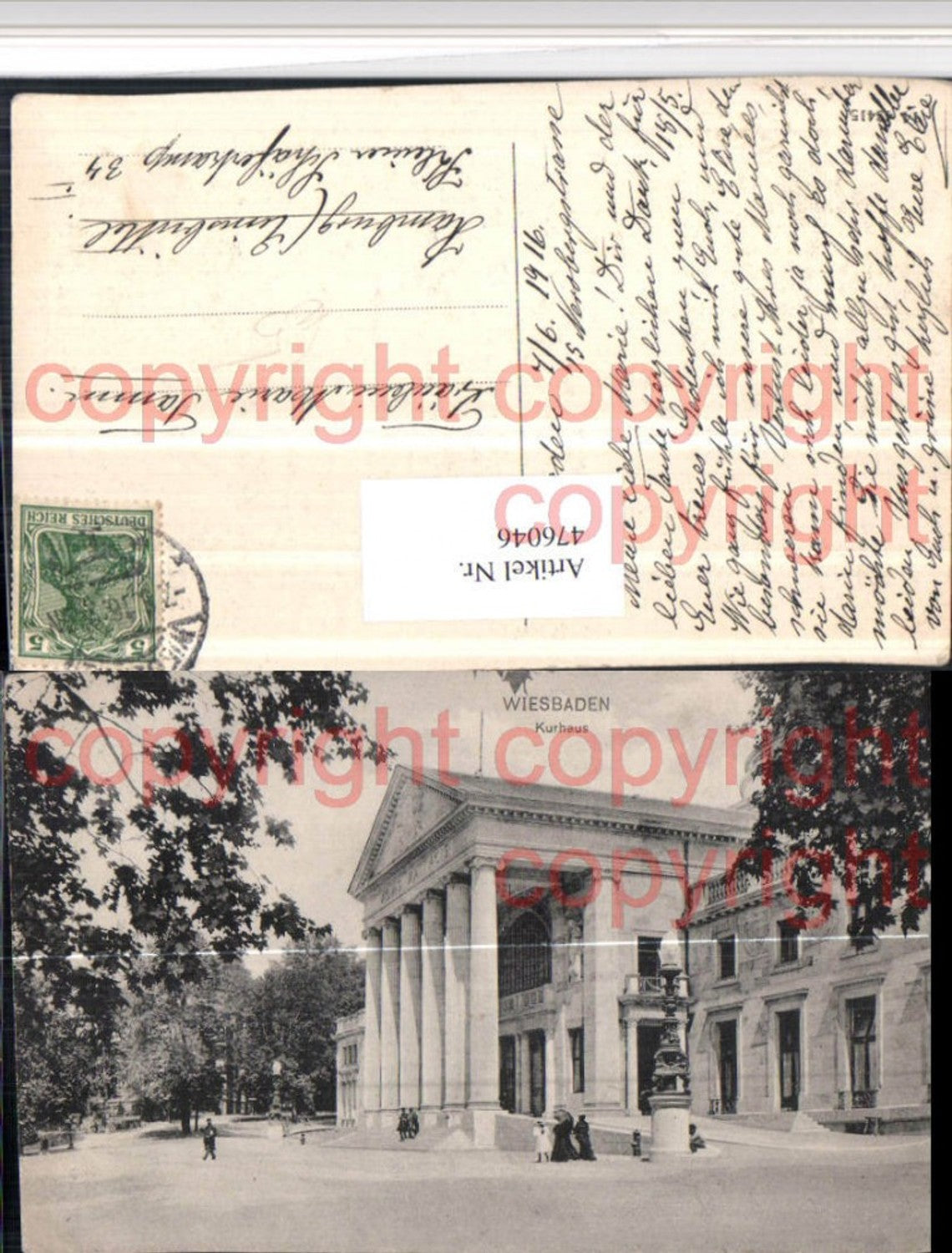 476046,Wiesbaden Kurhaus Gebäude Säulen