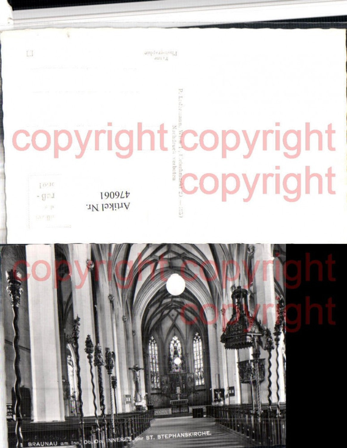476061, Braunau am Inn St. Stephen's Church Church Interior view