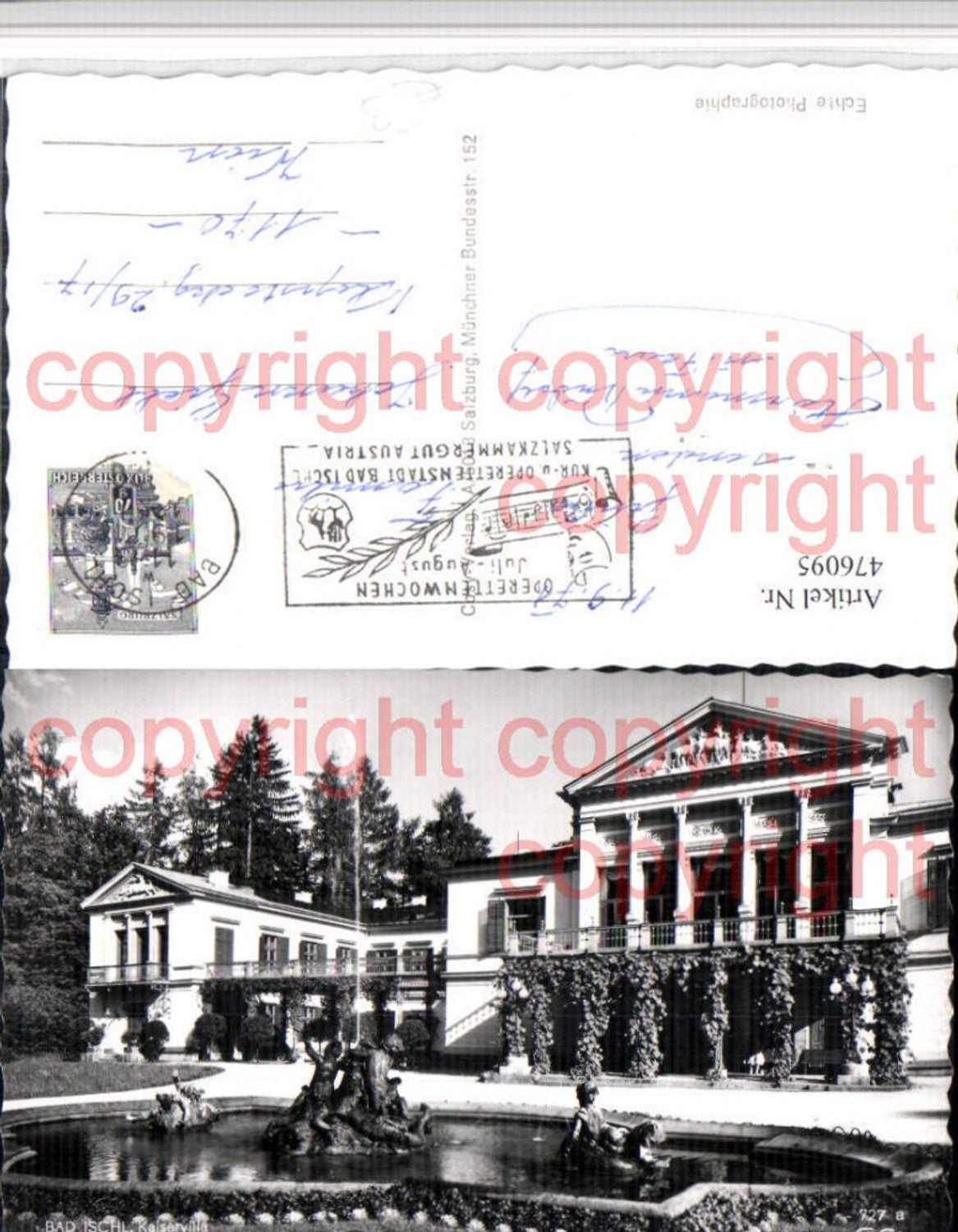 476095,Bad Ischl Kaiservilla Brunnen pub Cosy 727a