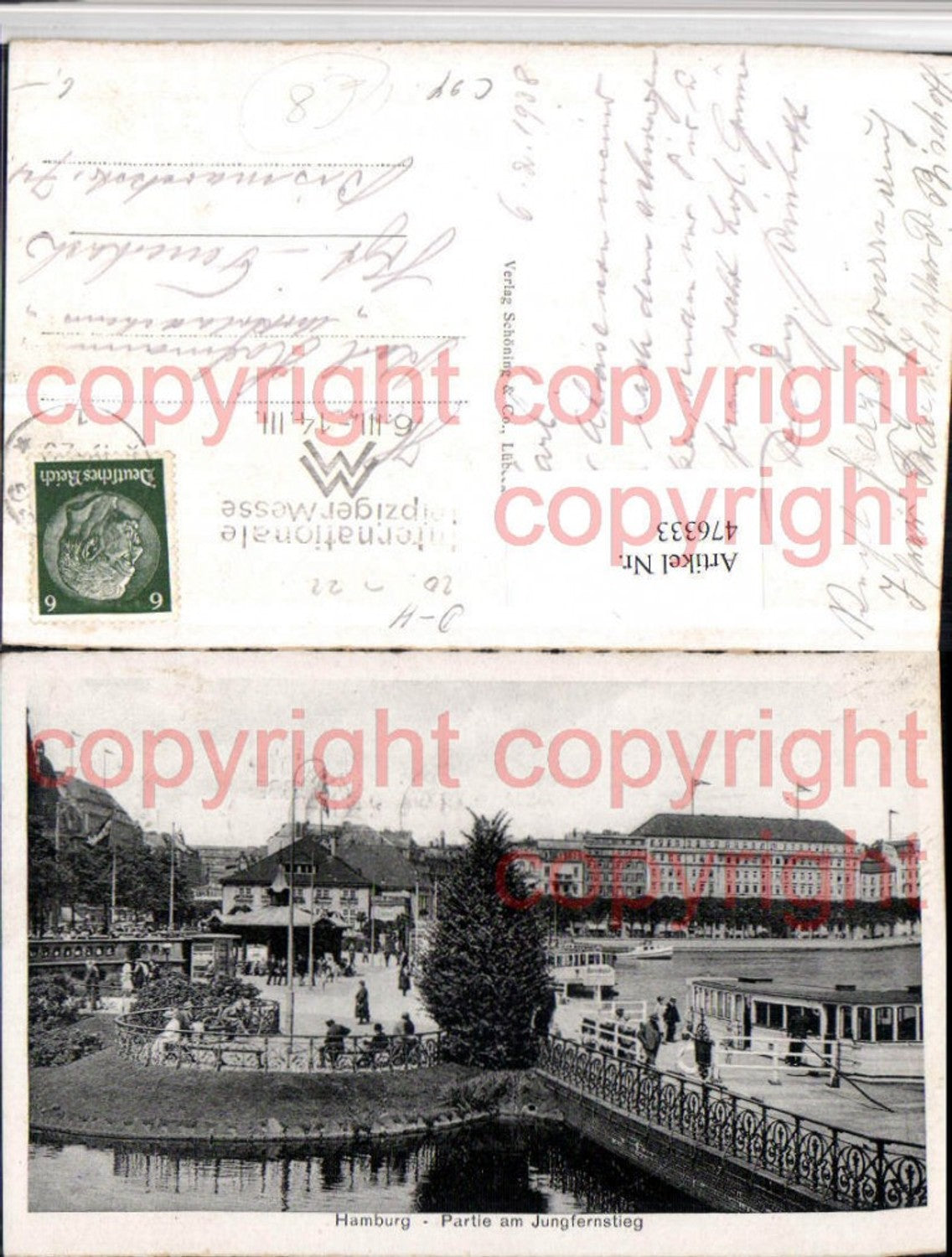 476333,Hamburg Partie am Jungfernstieg