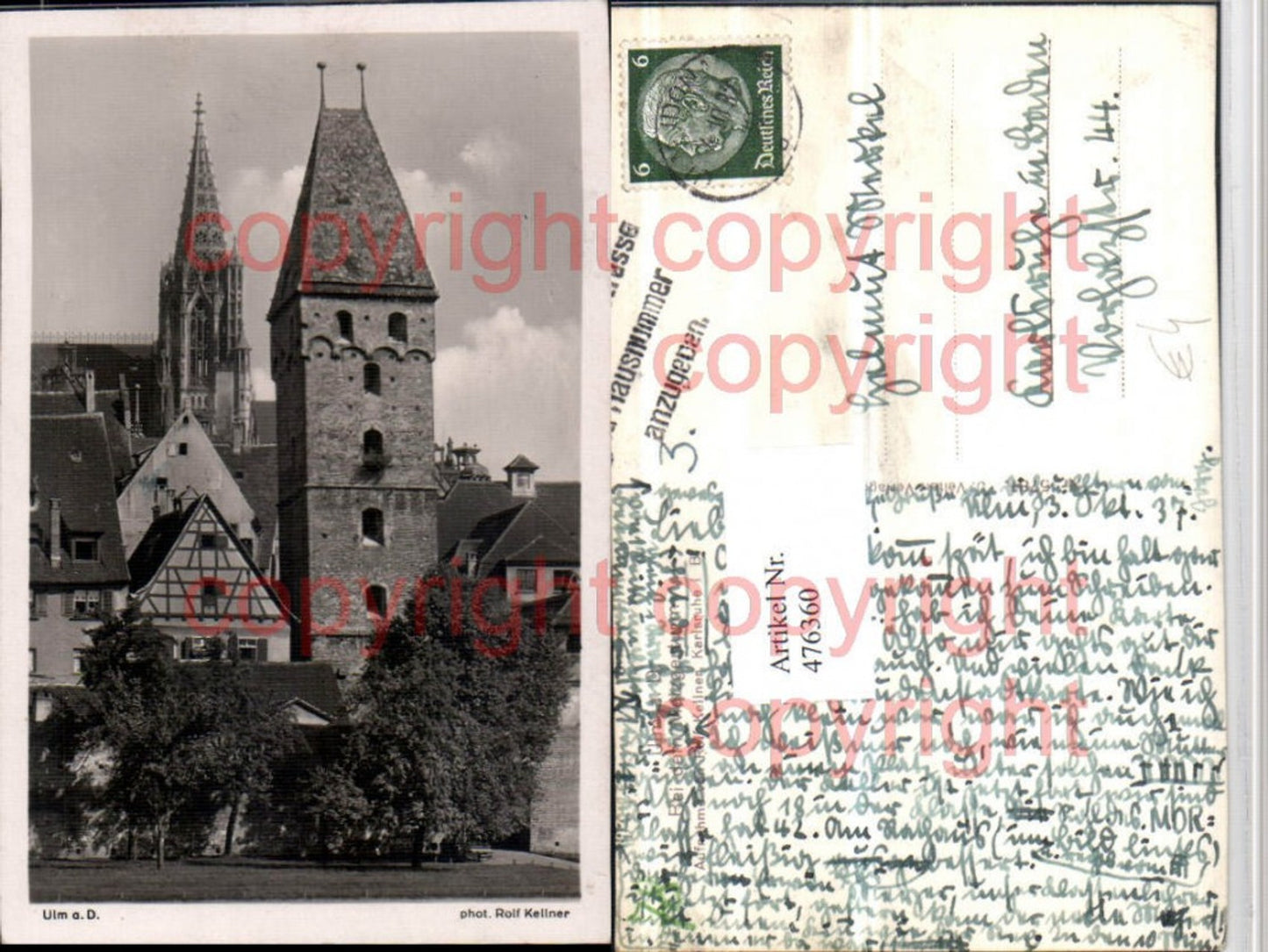 476360,Ulm an d. Donau Metzgerturm Turm