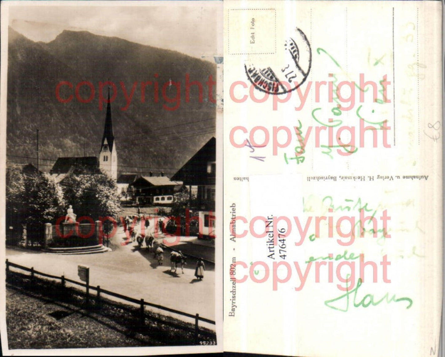 476476,Bayrischzell Almabtrieb Rinder Kirche