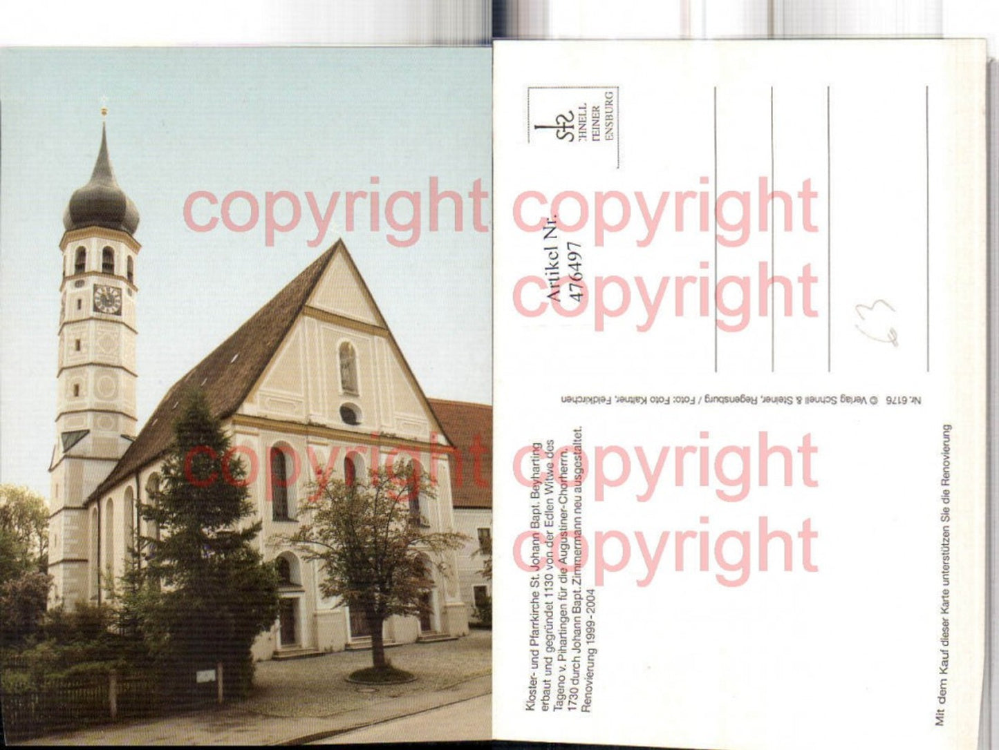 476497,Beyharting b. Tuntenhausen Kloster- und Pfarrkirche Kirche St. Johann