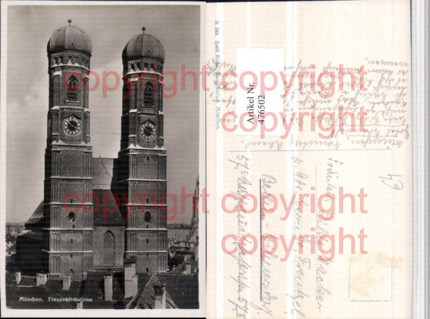 476502,München Frauenkirche Kirche Türme
