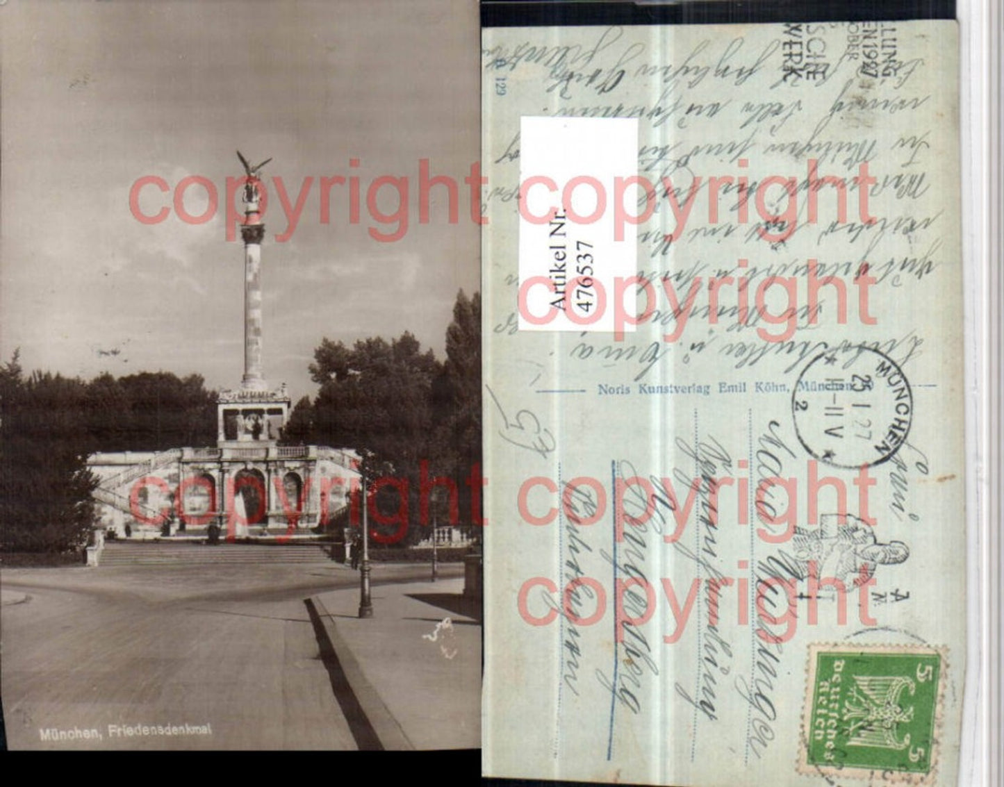 476537, Munich Peace Monument Memorial Column