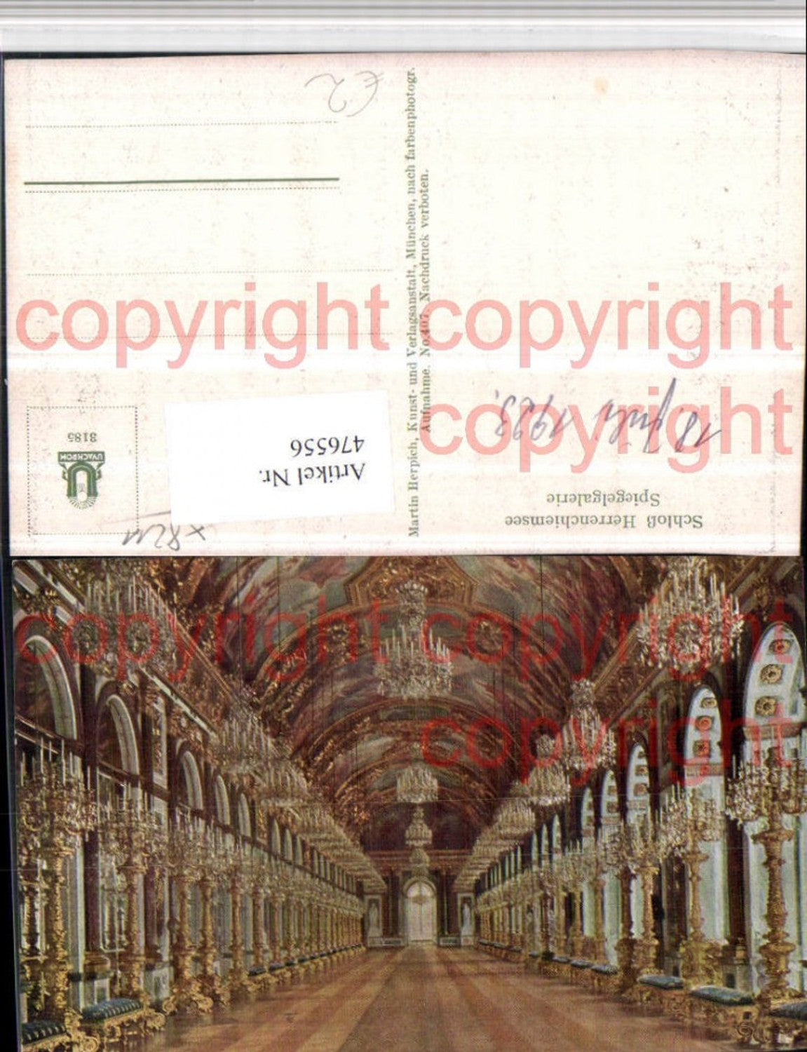 476556,Schloss Herrenchiemsee Spiegelgalerie Innenansicht