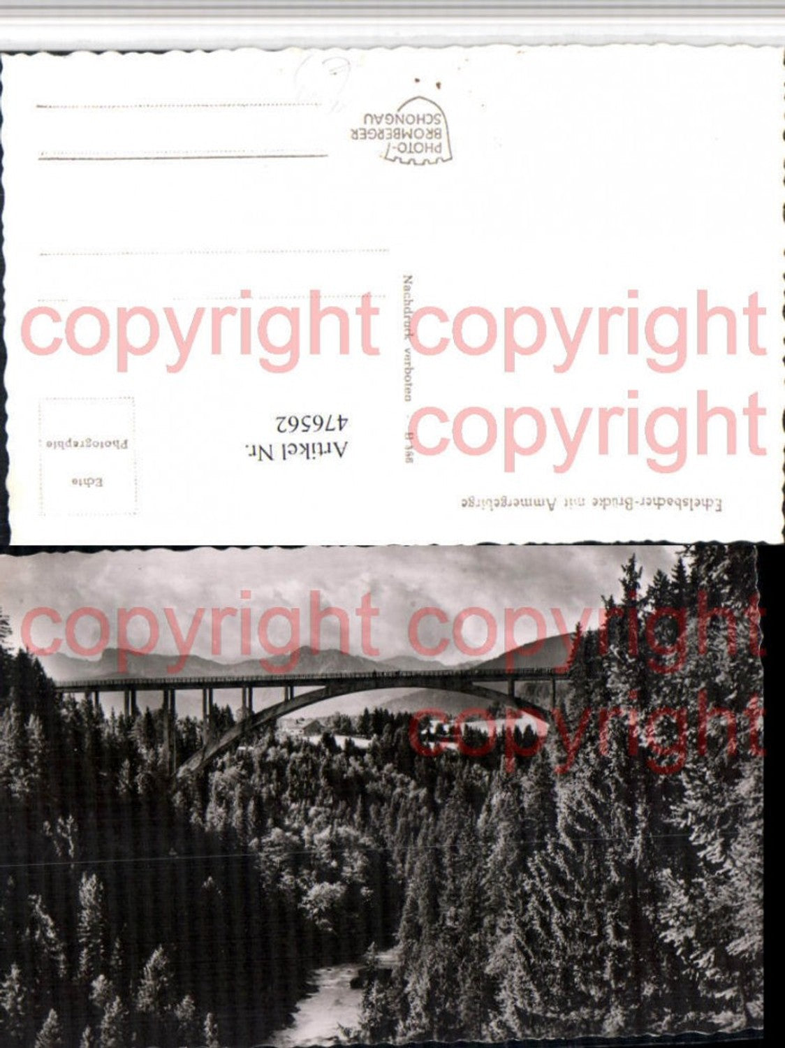 476562,Echelsbacher-Brücke b. Rottenbuch m. Ammergebirge